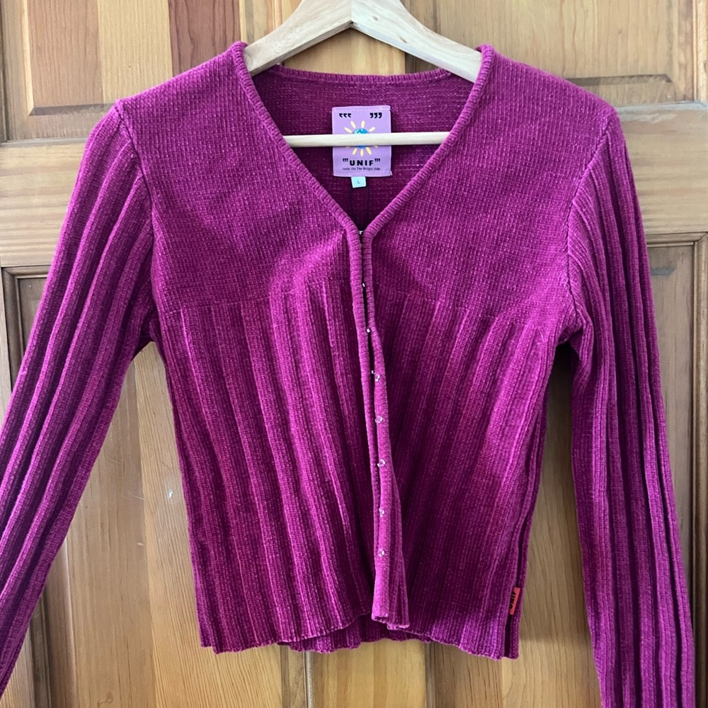 UNIF pink cardigan